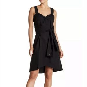 BN Derek Lam 10 Crosby Tie Front Dress Shirtdress